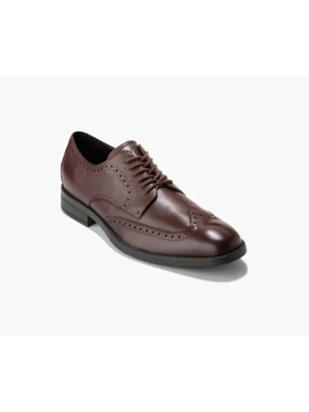 Cole Haan Mens Modern Essentials Wingtip Oxford Maderia Brown /Black Size:12 NIB